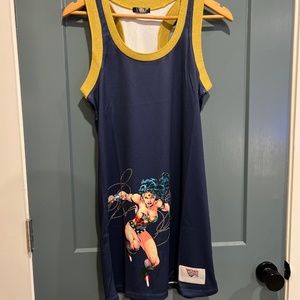 NUYU Collection Wonder Woman 75 Jersey Dress Size Women's Small New with Tags -